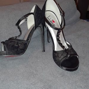 Luichiny "Betty" 4-1/2" Lace tops strapy sandals